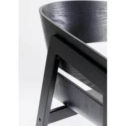 Chaise a. acc. Biarritz noir