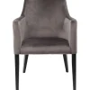 Chaise a. acc. Black Mode gris