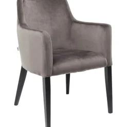 Chaise a. acc. Black Mode gris