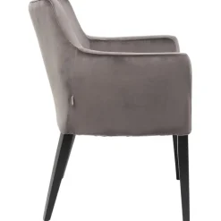 Chaise a. acc. Black Mode gris