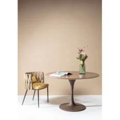 Chaise a. acc. Cheerio jaune a.coussin