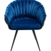 Chaise a. acc. Knot bleu