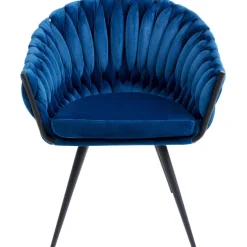 Chaise a. acc. Knot bleu