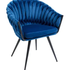 Chaise a. acc. Knot bleu
