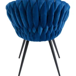 Chaise a. acc. Knot bleu