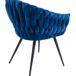 Chaise a. acc. Knot bleu
