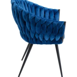 Chaise a. acc. Knot bleu
