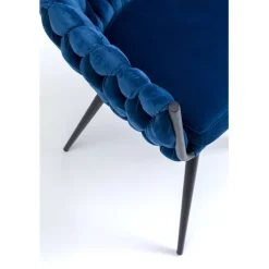 Chaise a. acc. Knot bleu
