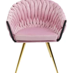Chaise a. acc. Knot mauve