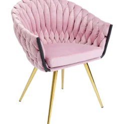 Chaise a. acc. Knot mauve
