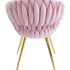 Chaise a. acc. Knot mauve