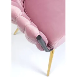 Chaise a. acc. Knot mauve