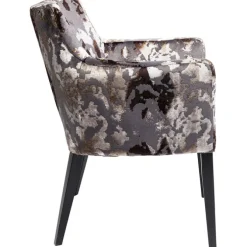 Chaise a. acc. Mode Sublime/maron foncé