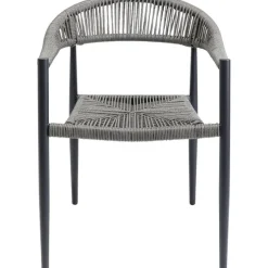 Chaise a. acc. Palma gris