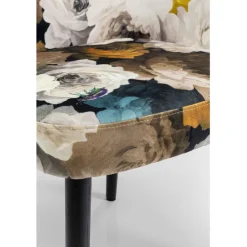 Chaise a. acc. Peony Flower jaune