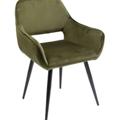 Chaise a. acc. San Francisco vert foncé