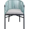 Chaise a. acc. Santanyi vert pétrole