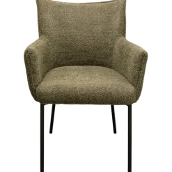 Chaise a. acc. Selma vert olive