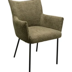 Chaise a. acc. Selma vert olive