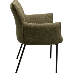 Chaise a. acc. Selma vert olive