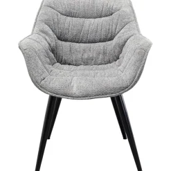 Chaise a. acc. Thelma mélange gris