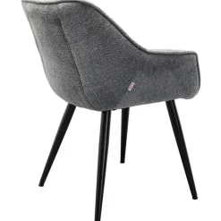 Chaise a. acc. Thelma mélange gris