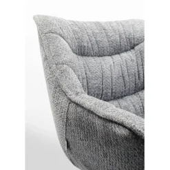 Chaise a. acc. Thelma mélange gris