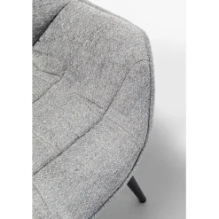 Chaise a. acc. Thelma mélange gris