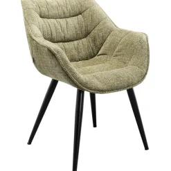 Chaise a. acc. Thelma mélange vert
