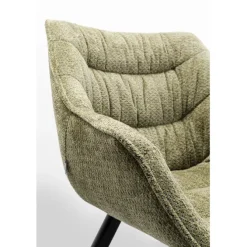 Chaise a. acc. Thelma mélange vert