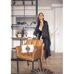 Chaise a. acc. Thinktank marron