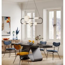 Chaise a. acc. Viola bleu