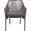 Chaise a. acc.Wave gris