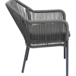 Chaise a. acc.Wave gris
