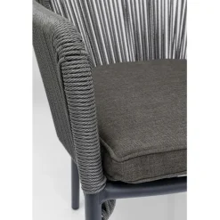 Chaise a. acc.Wave gris