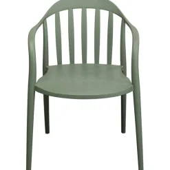 Chaise a.acc. Flores gris vert
