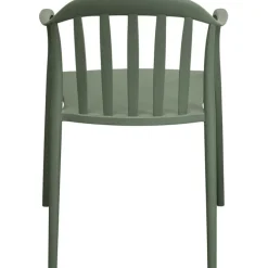 Chaise a.acc. Flores gris vert
