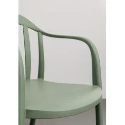 Chaise a.acc. Flores gris vert