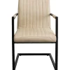 Chaise cantilever Thamos beige