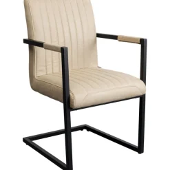 Chaise cantilever Thamos beige