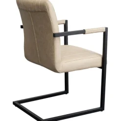 Chaise cantilever Thamos beige