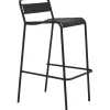 Chaise de bar Jardin noir