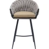 Chaise de bar Knot Tweed