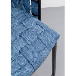 Chaise de bar Saluti bleu 77cm