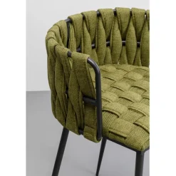 Chaise de bar Saluti vert foncé 77cm