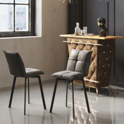 Chaise de bar Toronto marron 69cm