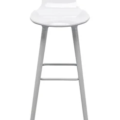 Chaise de bar York blanc 75cm