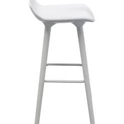 Chaise de bar York blanc 75cm