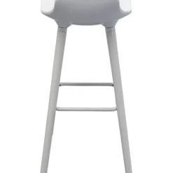Chaise de bar York blanc 75cm