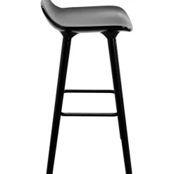 Chaise de bar York noir 75cm